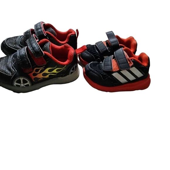 Size 5 Little Boys Adidas and Carters Shoe Bundle - Picture 3 of 6